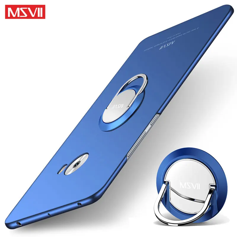 Msvii чехлы для Xiaomi mi Note 2 чехол-накладка на палец Тонкие Матовые чехлы Xiao mi Note 2 Чехол mi Note2 металлический автомобильный держатель 5,7"