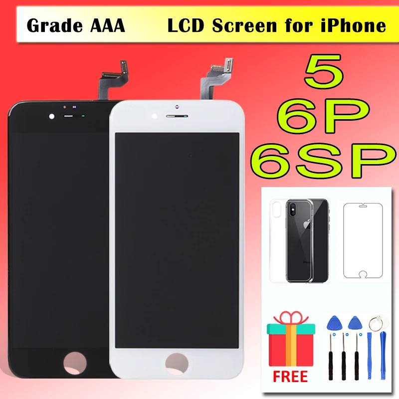 ЖК дисплей для iPhone 5 5C экран с 3D сенсорным дигитайзером в сборе панель клона