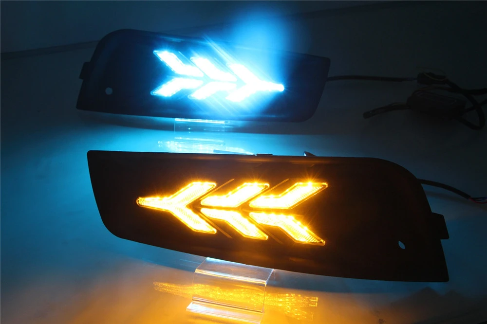 Cscsnl 2 шт. для chevrolet cruze 2009 2010 2011 2012 2013 DRL Дневной светильник колпак противотуманных фар с желтым сигналом поворота