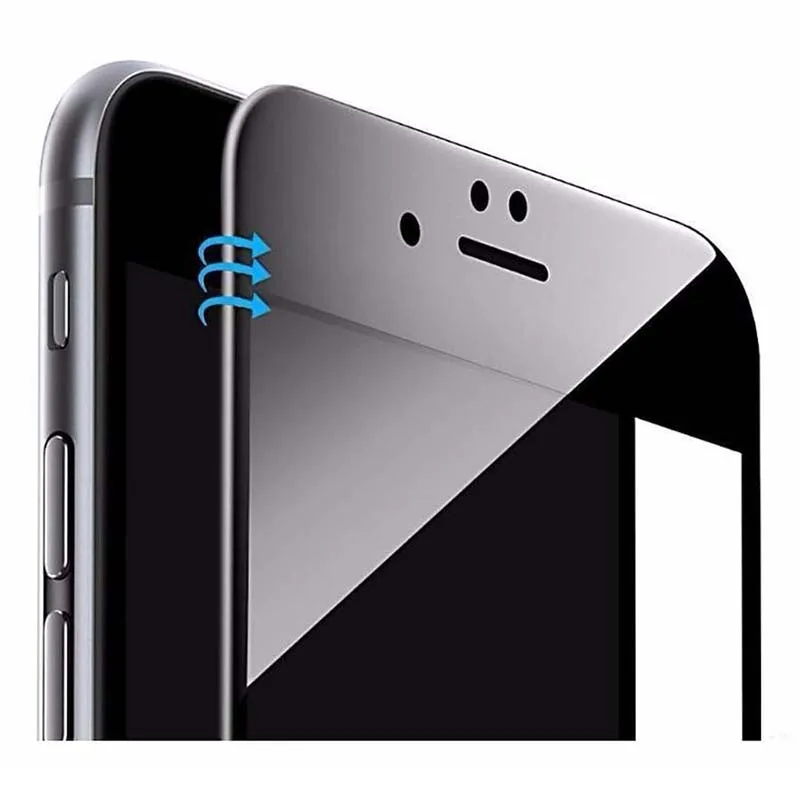 Wangcangli 3D изогнутый край Полное покрытие Защита экрана для iphone X 8 plus 6 6s 7 7plus