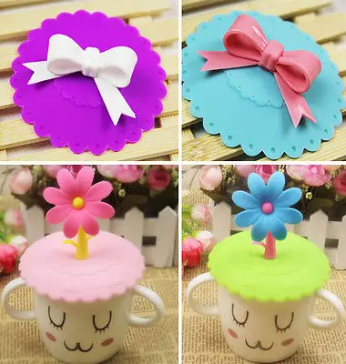 Силиконовая Милая Пылезащитная чашка с подсолнухом кофейная герметичная на