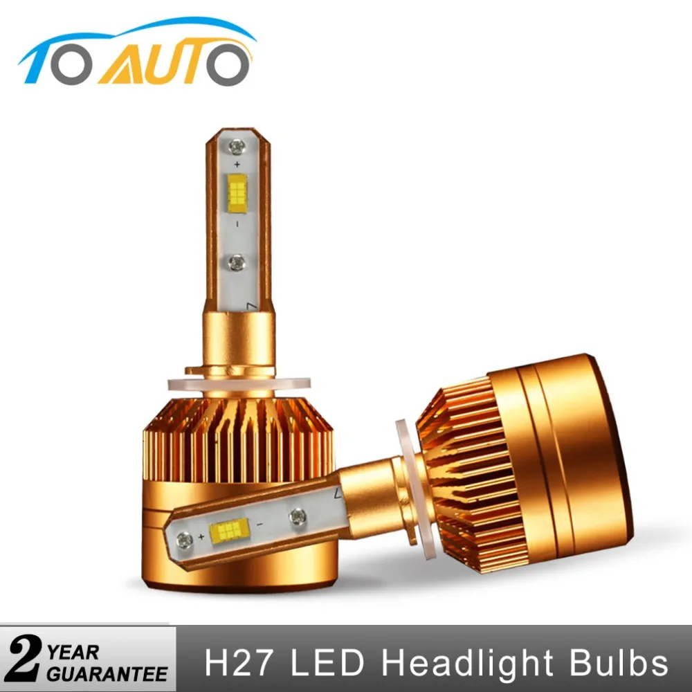 Светодиодный фонарь H27 880 881 2 шт. 50 Вт лм 6000 К|Передние LED-фары для авто| |