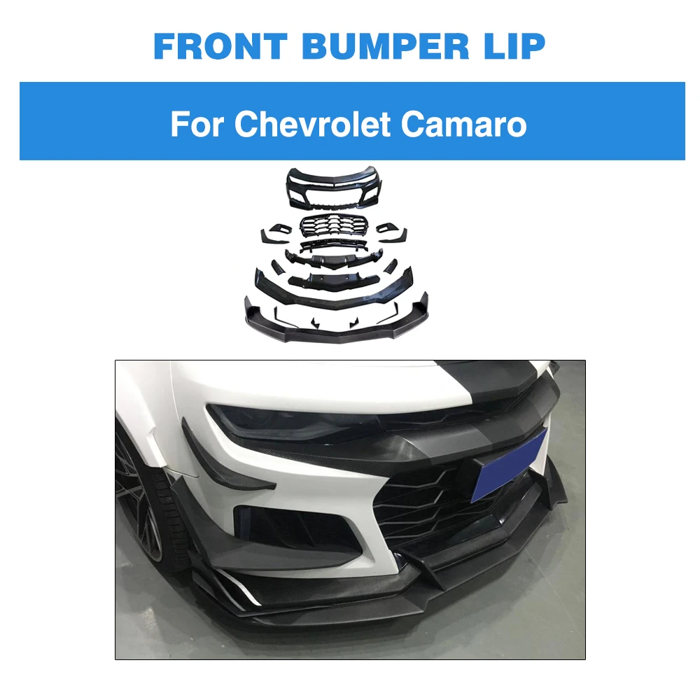 Для Chevrolet Camaro- передний бампер для губ из углеродного волокна/FRP передний бампер спойлер