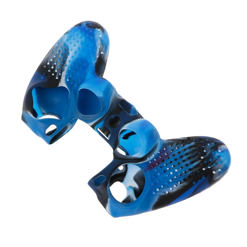 Новый противоскользящий камуфляжный силиконовый чехол + 8 колпачков джойстика