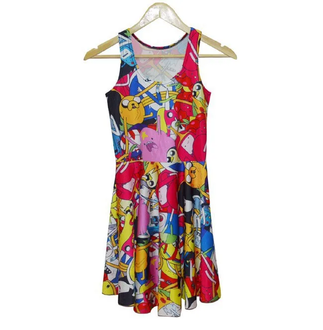 Модная Летняя женская одежда с цифровым принтом плиссированное платье