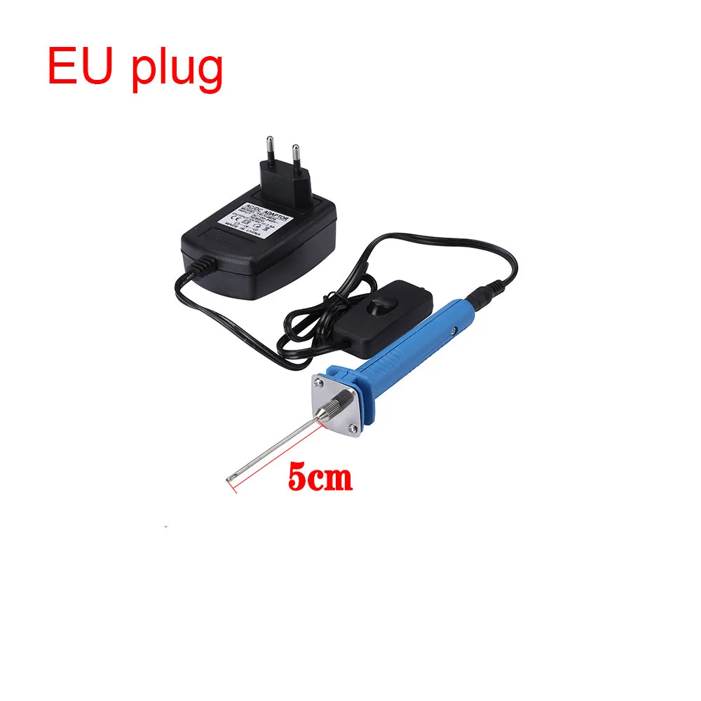 EU plug 5cm 110 220 В 15 Вт профессиональный резак для пены Электрический нагрев ручка для KT пластины пенополистирола режущий долбежный Перфоратор DIY инструмент для резьбы - Цвет: EU plug 5cm