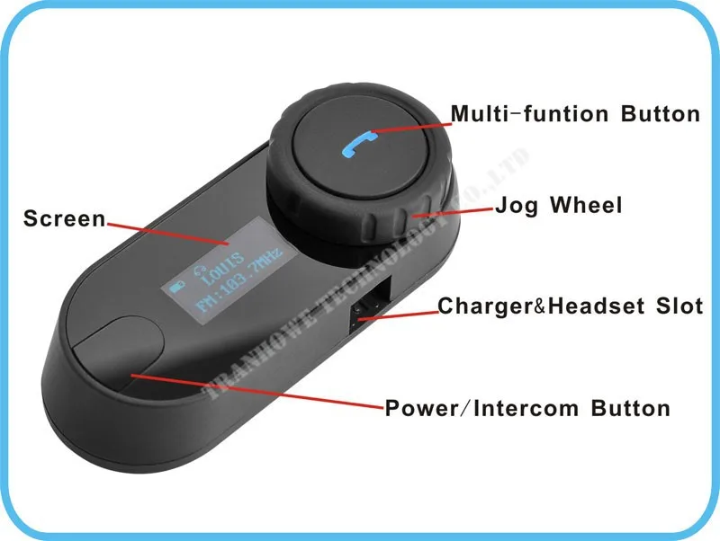 Новая обновленная версия! Мотоциклетная BT Bluetooth многофункциональная