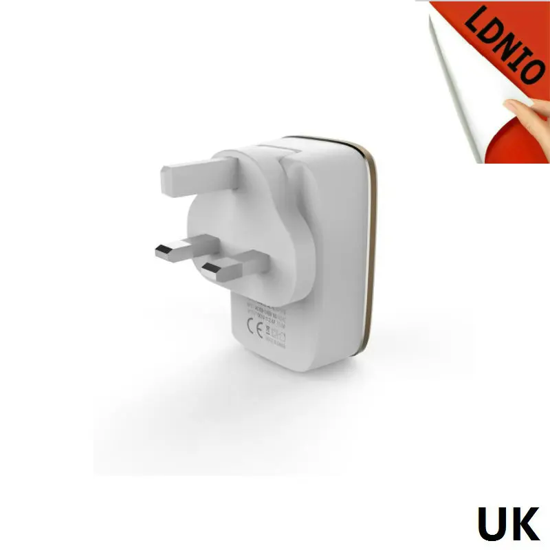 LDNIO Оригинальное 4 USB мульти порта 4.4A быстрое зарядное устройство EU/US/UK/AU Вилки