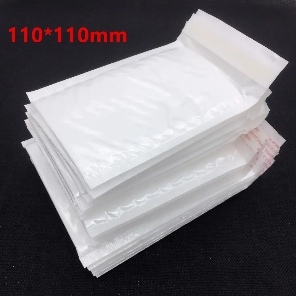 

110*130mm Pearl White Usable Space Poly Bubble Mailer Envelopes Padded Mailing Bag Self Sealing Waterproof Mailing Bag Packaging