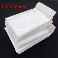 110110mm pearl white usable space poly bubble mailer envelopes padded mailing bag self sealing waterproof mailing bag packaging