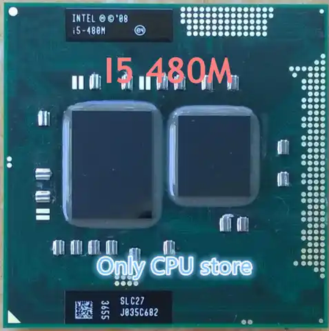 Процессор Intel Core I5 480m 3 M/2,66 ГГц/2933 МГц/двухъядерный процессор для ноутбука I5-480M, совместим с HM57 HM55, бесплатная доставка