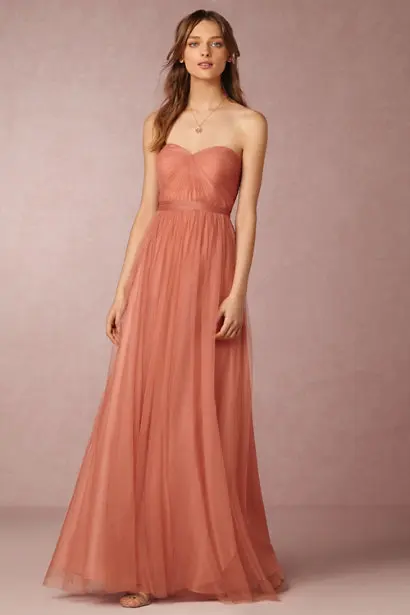 Новый Orange Красный Тюль Новое Прибытие 2017 Милая Плиссированные Этаж Длина Молния