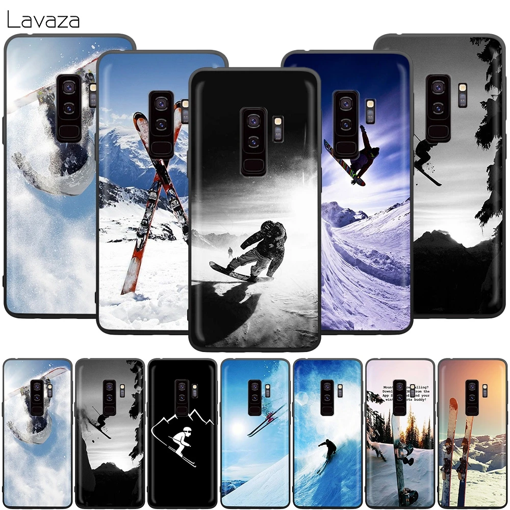 Лыжный сноуборд лыжи чехол для Samsung Galaxy S20 S10 S9 S8 S7 S6 Plus Note 9 8 M30 M20 M10 Edge Lite Ultra|Бамперы|