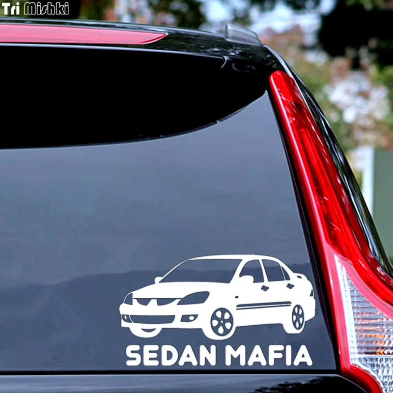 Tri Mishki HZX046 11.4*20см 1 4 шт наклейки на авто sedan mafia for mitsubishi lancer для мицубиси лансер