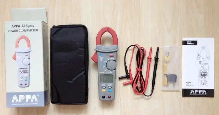 Импорт тайваня APPA клещи правда RMS измеритель мощности A18Plus токоизмерительные |