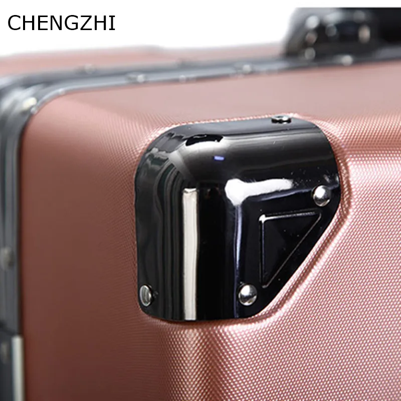 CHENGZHI Роскошные багажные серии 2" 24Inch прокатки багаж Spinner бренд тележки чемодан, дорожная сумка с колесами