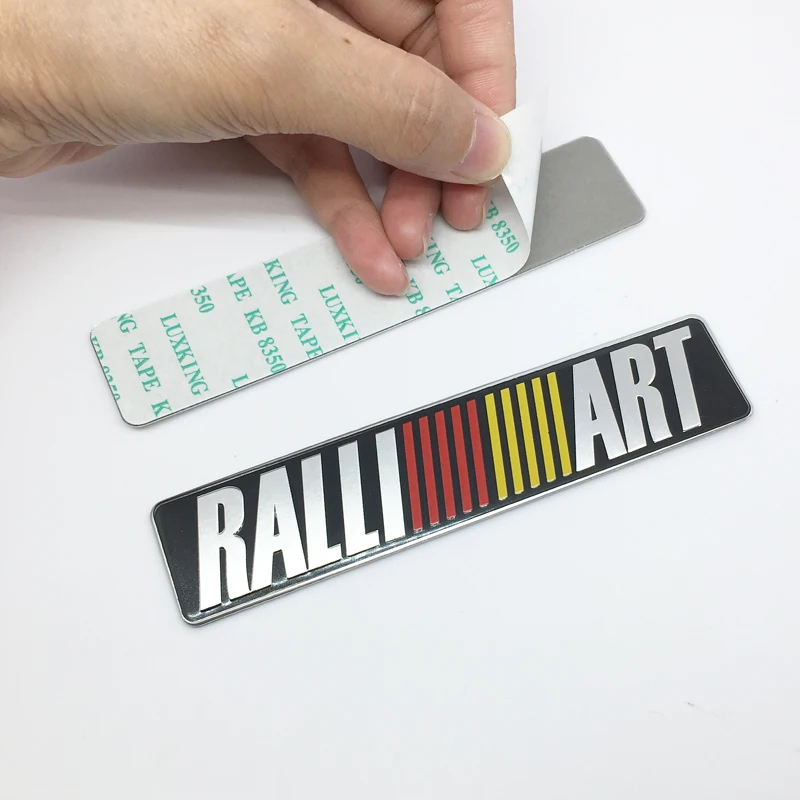 ANTINIYA RALLIART Car Aluminum Sticker Decal Emblem Accessories For mitsubishi lancer asx outlander pajero galant | Автомобили и