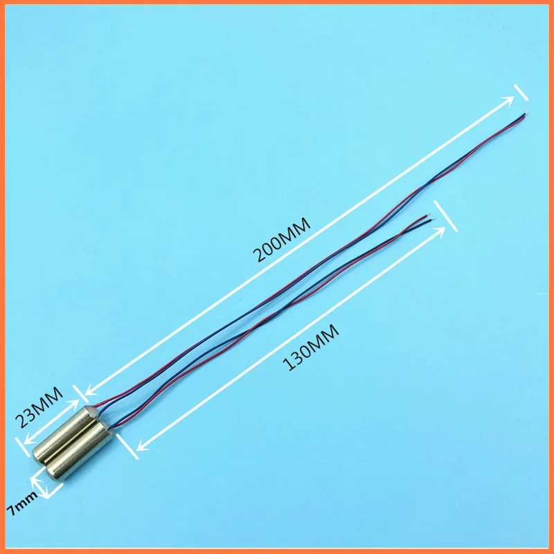 720 микро водонепроницаемый вибрационный мотор с полым мотором 7x23 мм, мини-мотор-вибратор постоянного тока, Профессиональный Массажный мотор