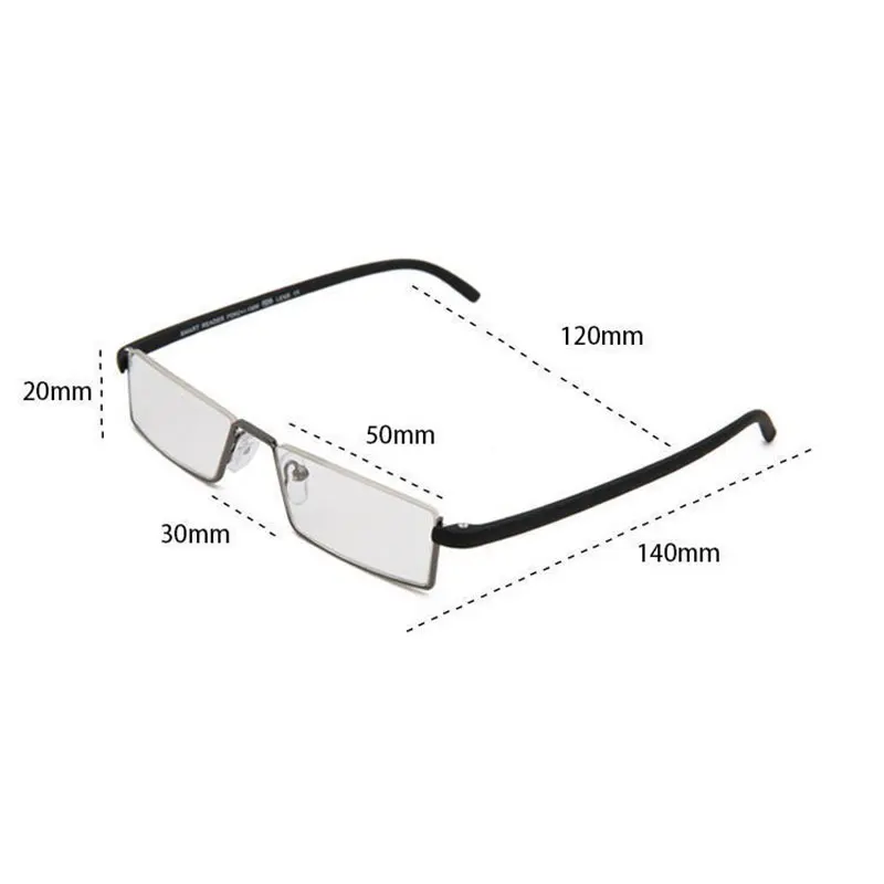 Полуободковые женские и мужские очки для чтения оправа очков оптические по