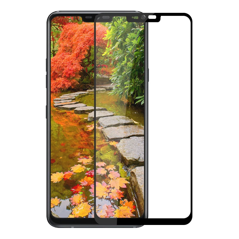 Закаленное стекло для LG G7 полное покрытие защитная пленка Взрывозащищенная