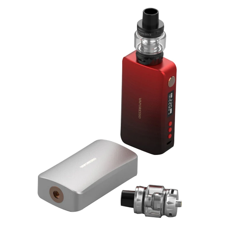 

Original Vaporesso GEN Kit With E Cigarette 220W GEN Box Mod 8ml SKRR S Tank QF Coil Fit Dual 18650 Batteries Vaporizer Vape