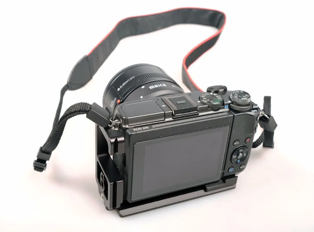 FITTEST FLCM6 Pro вертикальный пользовательский L кронштейн вертикальный Shoot Quick Release L Plate Holder Для Canon EOS M6 тренога для камеры пластина