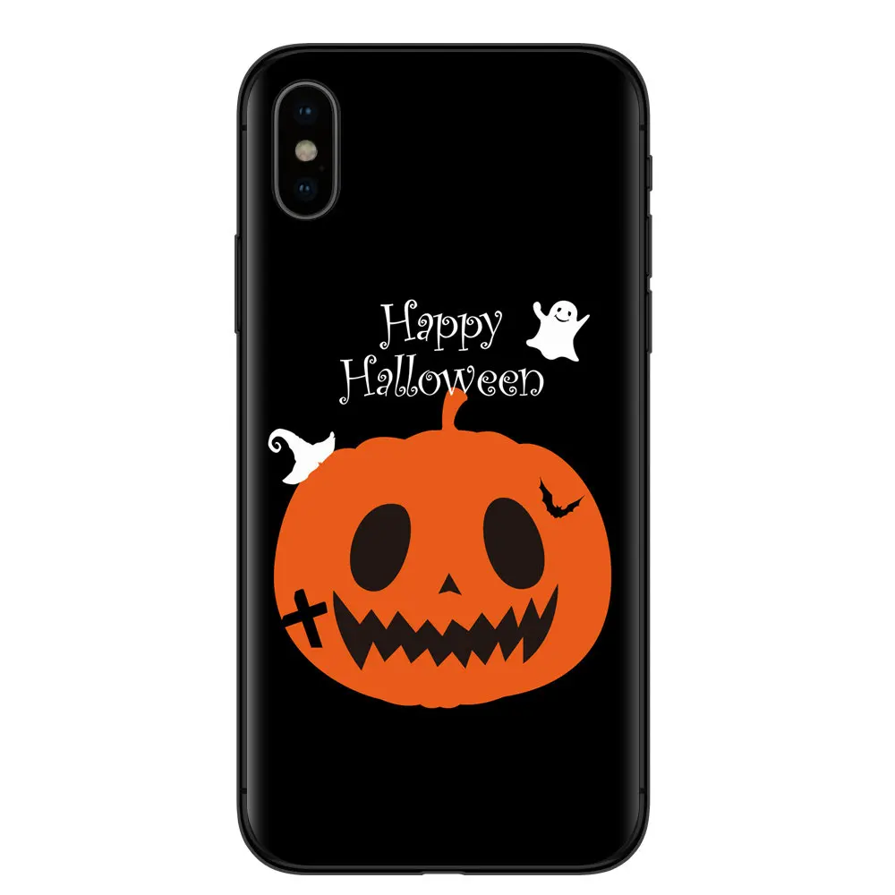 Чехол для телефона RUIXKJ с тыквой Хэллоуин летучая мышь iPhone X XR XS Max 8 7 6 6S Plus 5S SE