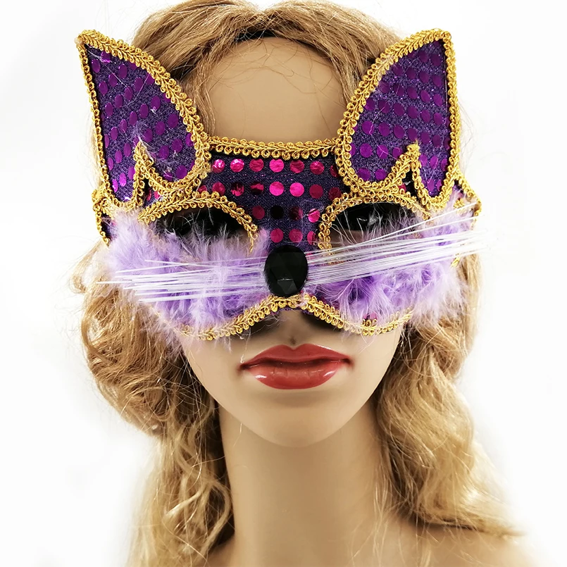 PF Сексуальная Фокс Маски для век Для женщин Обувь девочек половина верхней Уход