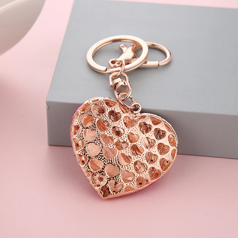 New Fashion Sweet Heart Pearls Crystal Charm Pendant Purse Bag Car Key Ring Chain Wedding Party Jewelry Favorite Gift | Украшения и