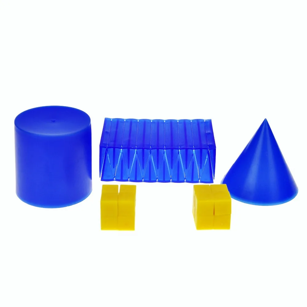 Geometric Figure Volume Calculation Formula Math Demo Props Cylinder Cone Rectangle Cube Operation Material | Канцтовары для офиса