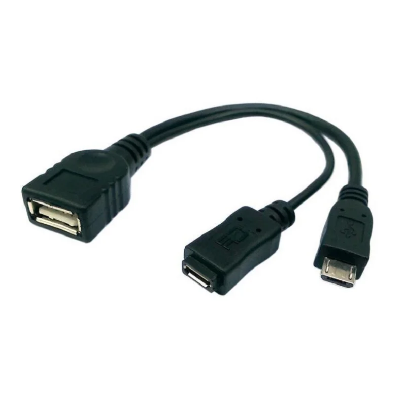 Микро USB хост OTG кабель с питанием от для телефона Samsung I9100 I9300 I9220 9250 | Электроника