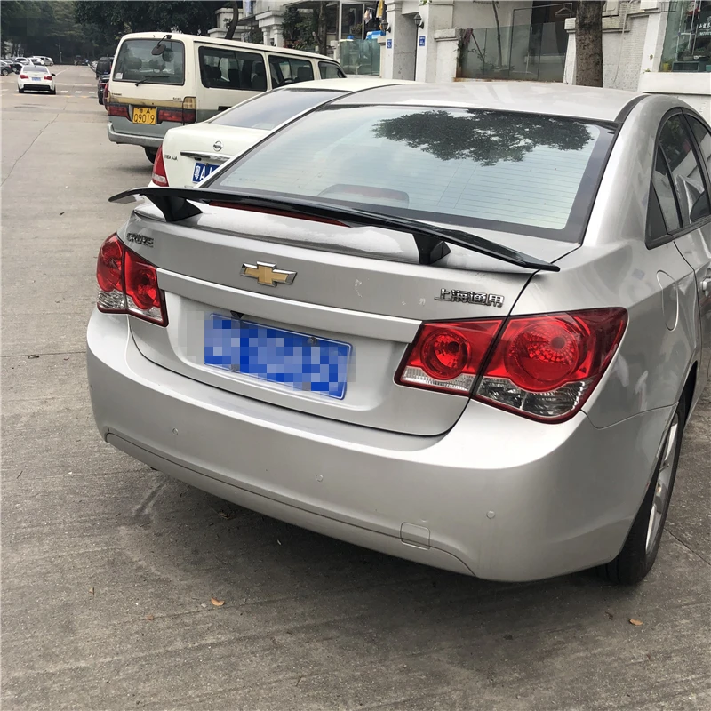 Для спойлер Cruze- Chevrolet Cruze TF высококачественный Спойлер ABS Материал заднее крыло праймер цвет задний спойлер