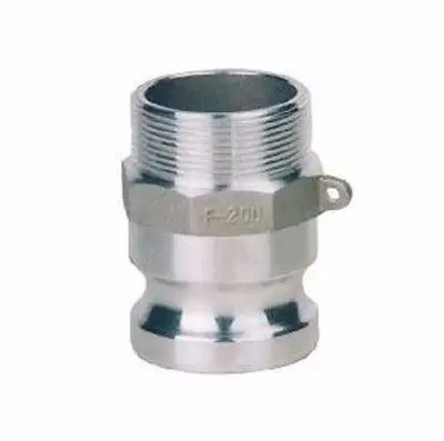 

2-1/2" BSP Male Thread 304 Stainless Steel Type F Plug Camlock Fitting Cam and Groove Coupling