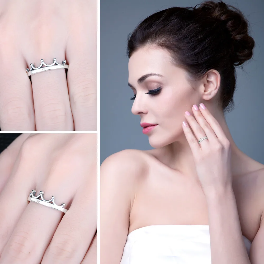 Jewelrypalace Винтаж Цирконий Корона кольцо для Для женщин 925 серебро 2018 Мода палец
