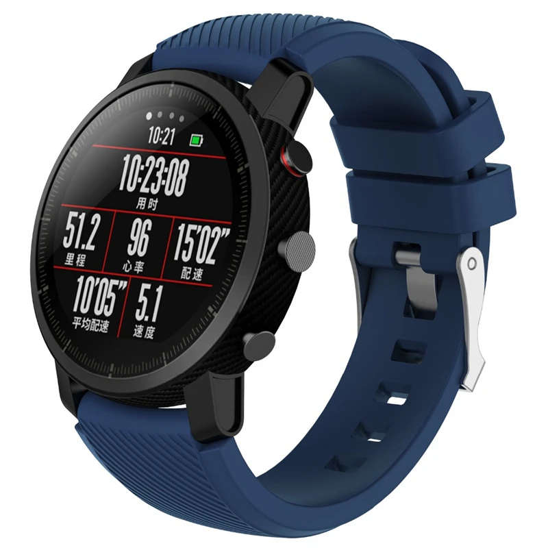 Ремешок YUEDAER Twill с узором для Huami Amazfit Stratos 2 ремешки умных часов Замена Xiaomi Pace 22 мм