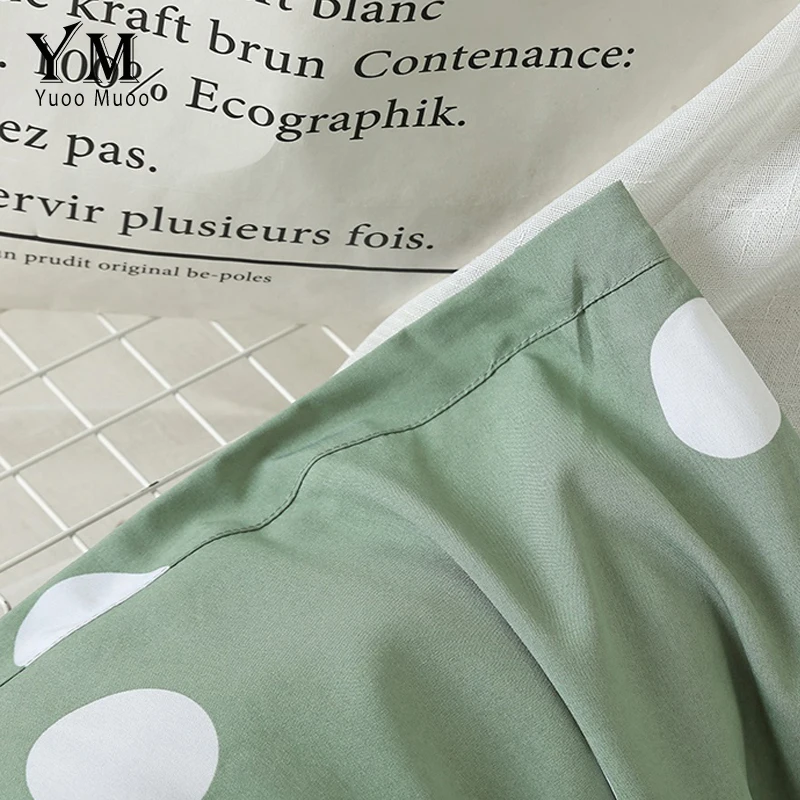 YuooMuoo Шикарный Большой в горошек винтажная юбка 2019 Европа мода линия шифоновая