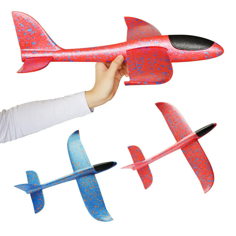 

High Quality EPP Polymer Material Hand Throw Flying Glider Planes Toys For Children Foam Aeroplane Model Bag Flying Glider Plane