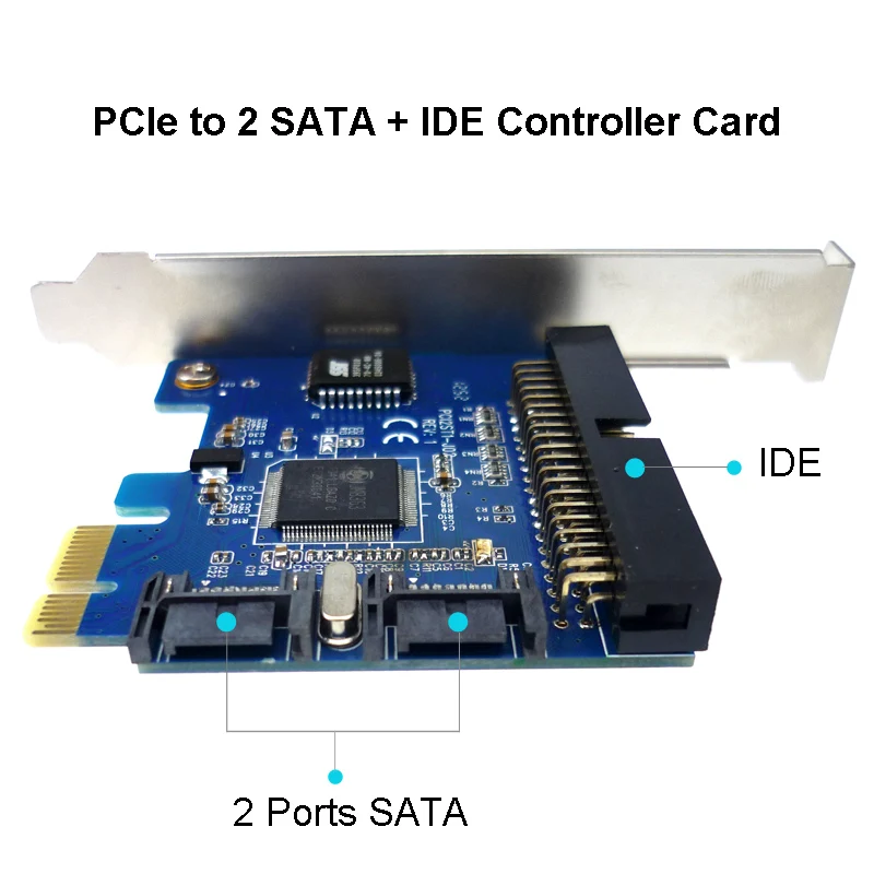 PCI Express Controller Card PCI-e To SATA Converter PCIe IDE Adapter | Компьютеры и офис