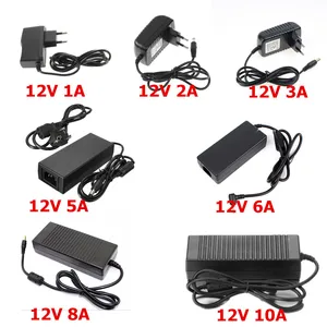 12V Питание AC100  240V до 12V светодиодный адаптер переключатель 1A 2A 3A 5A 6A 8A 10A 20A трансформатор для светодиодный светодиодные ленты HD плеер CCTV маршрутизатор