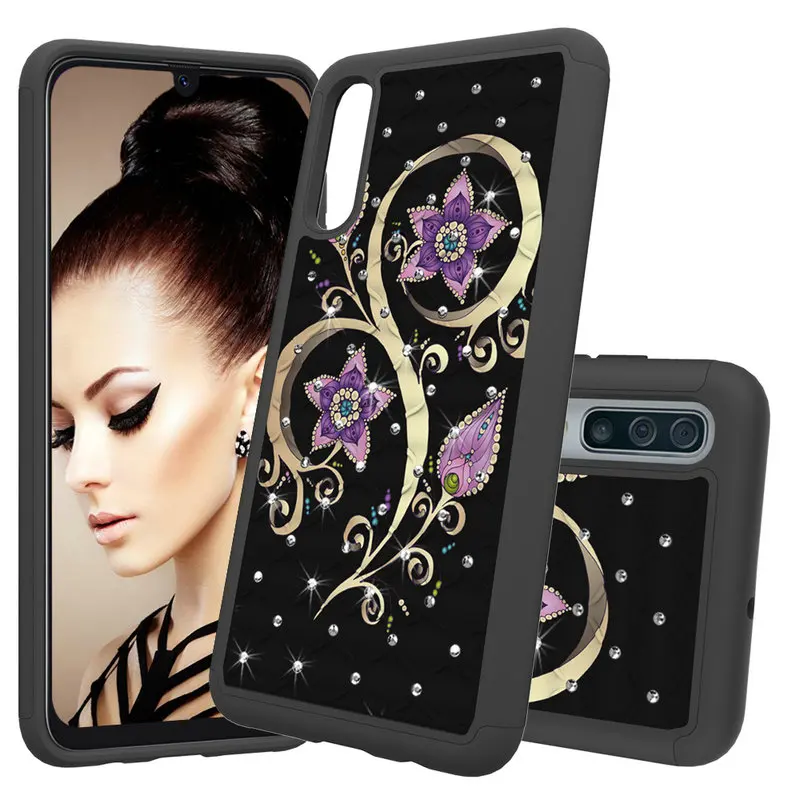 Для Coque samsung A50 чехол Galaxy A20 E A202 A205 A 20 50 30 Роскошная Блестящая Глянцевая задняя панель Etui для samsung Galaxy A30 A20 A20E чехол