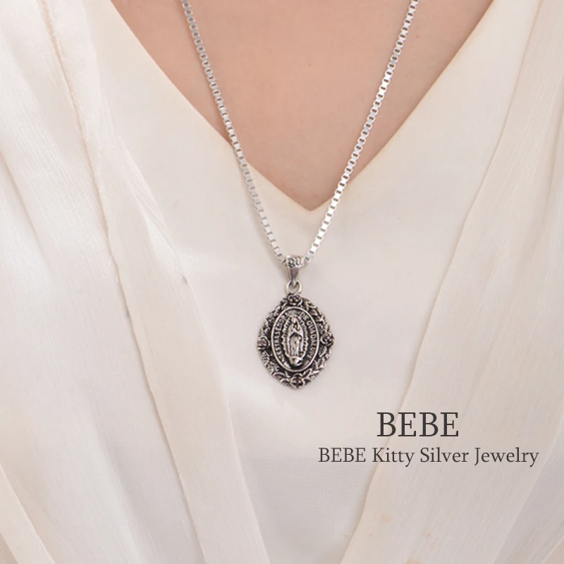 Женское и мужское двустороннее ожерелье с подвеской в виде Креста Иисуса