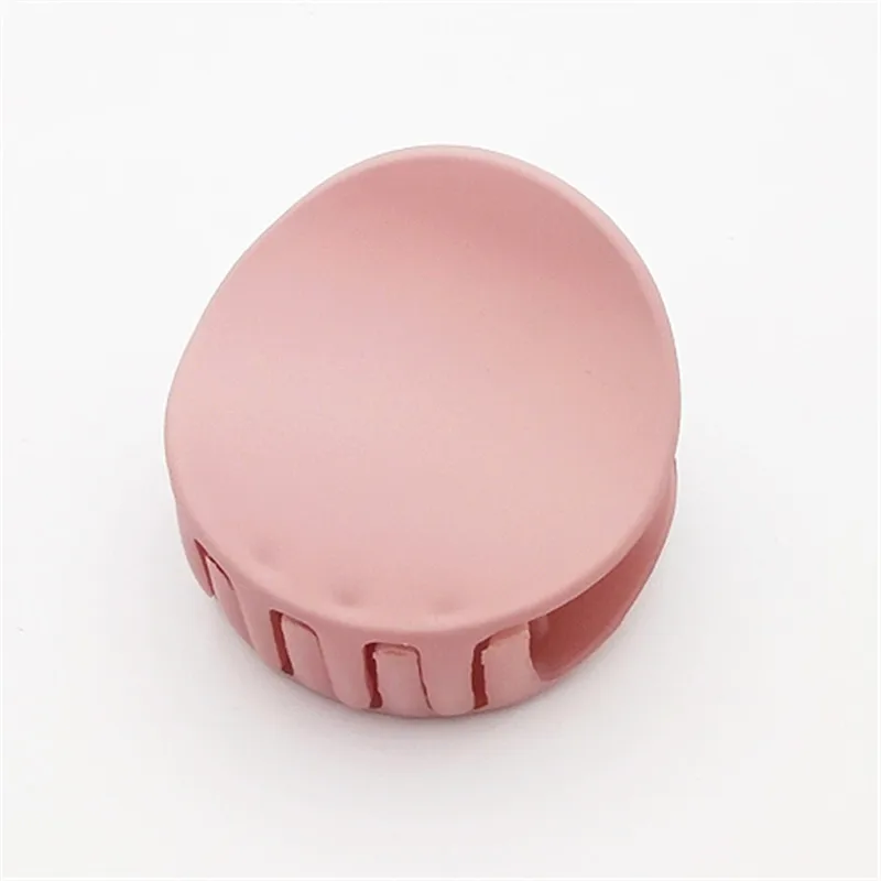 Round Dark Pink Не прирученные женские заколки для волос, акриловые нестандартные зажимы для волос, заколки для волос, заколки для волос, аксессуары для волос - Цвет: Round Dark Pink
