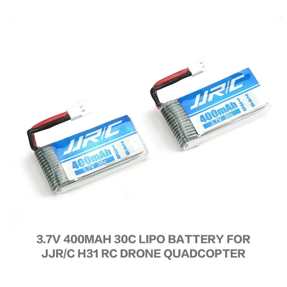 2 шт./компл. 3,7 V 400 мА/ч, 30C Lipo RC Drone Батарея для прохладной JJRC H31 дроны Квадрокоптер с дистанционным управлением Drone батареи Аксессуары