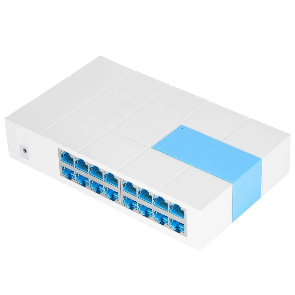 S116M 10/100 Мбит/с 16 портов быстрый Ethernet LAN RJ45 Vlan сетевой коммутатор хаб Настольный ПК |