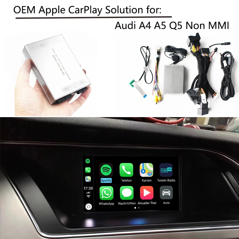 Sinairyu OEM Apple Carplay IOS Airplay Android автоматическое обновление A4 A5 Q5 S5 Symphony No MMI для