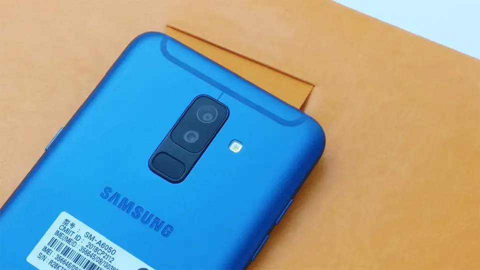 Samsung Galaxy A6050 A6+ мобильный телефон 6,0 дюймов FHD 4 Гб+ 64 Гб Восьмиядерный 16,0 Мп+ 5,0 МП 24,0 МП фронтальная камера Android 4G LTE смартфон