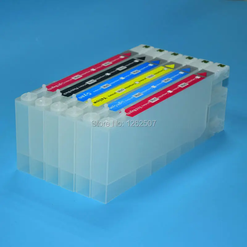 280 ml Refillable патрон чернил для принтера Epson D700 пустой чернильный картридж для Epson T7821-T7826 280 мл чернильный картридж с совместимым чипом