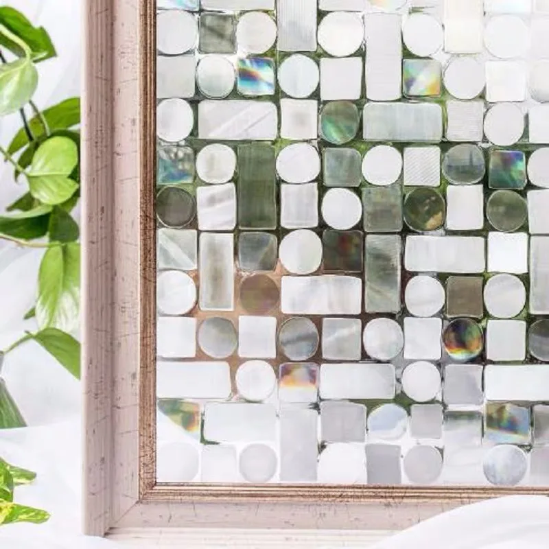 

3D laser window film on glass sticker Stained bathroom Table PVC home Self-Adhesive decorative Vinyl film for furniture 45*300cm