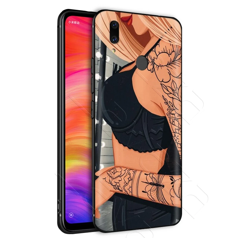 Горячая сексуальная девушка чехол для Xiaomi Redmi Note 8 9 S K30 Pro MI MAX 3 6 SE A1 A2 A3 10 Lite Plus 8A F1 |