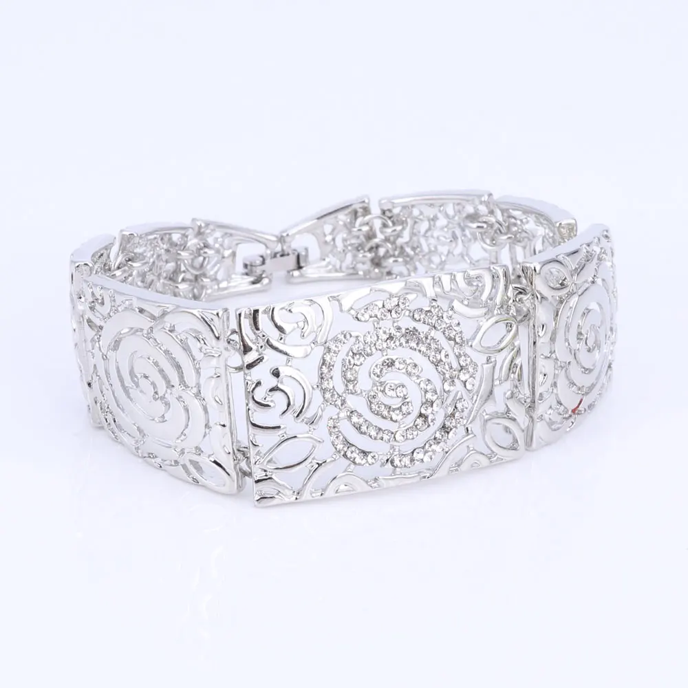 Серебряное покрытие Лидер продаж модное винтажное открытое золотистое колье с